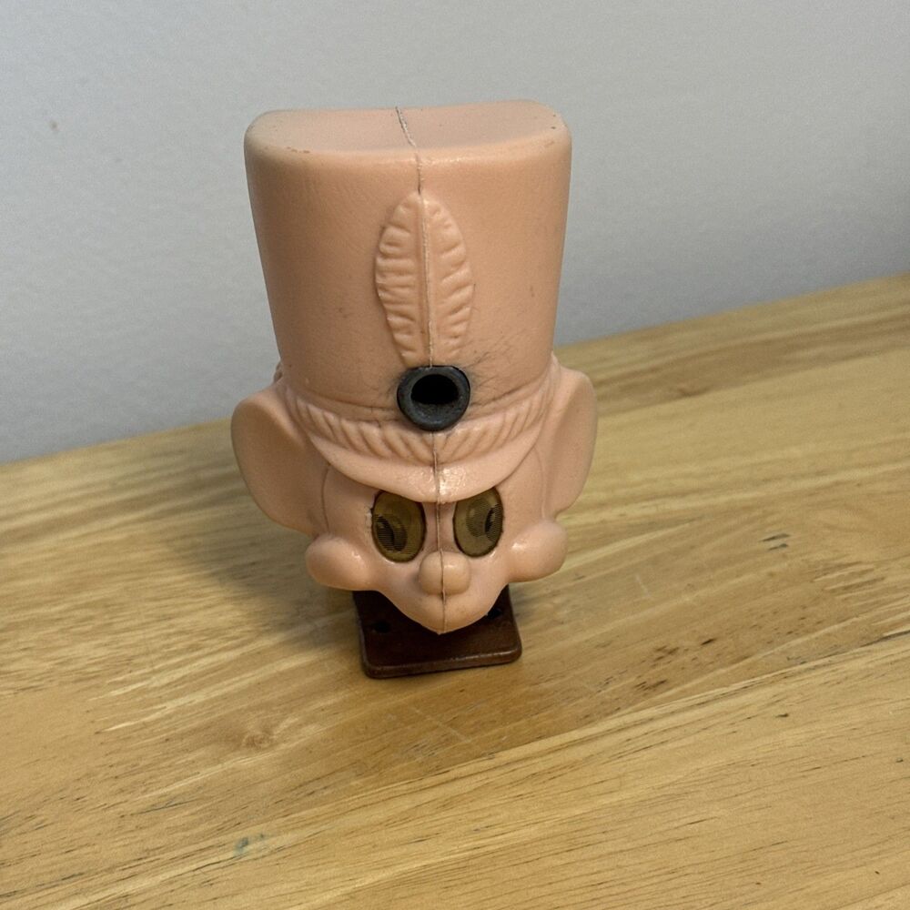 Vintage Walt Disney Mickey Mouse Pencil Sharpener Eyes Move 1950’s